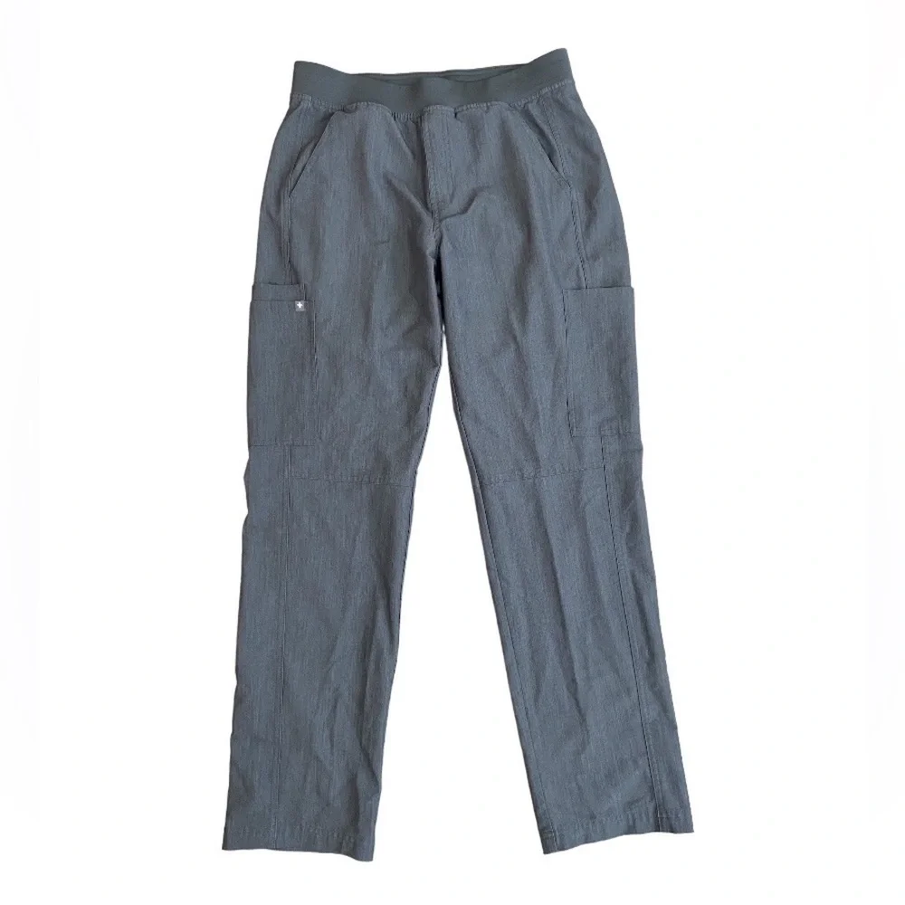 FIGS Axim Cargo Scrub Pants in Graphite Size Medium